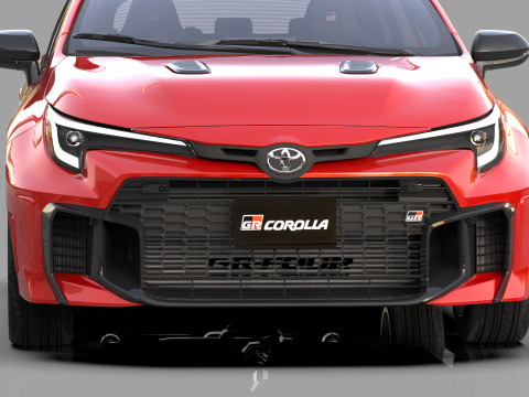 Toyota GR Corolla 2024 HQ interior 3D Model