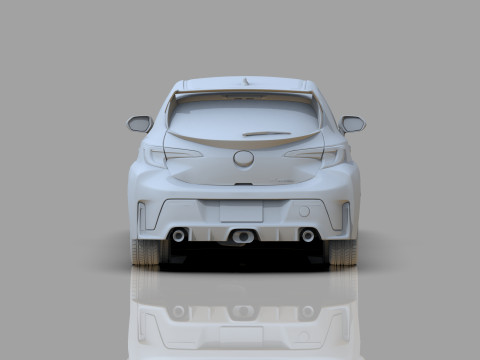 Toyota GR Corolla 2024 HQ interior 3D Model