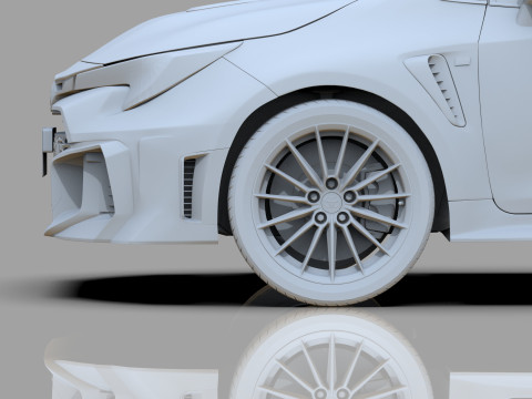 Toyota GR Corolla 2024 HQ interior 3D Model