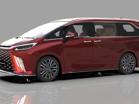 Lexus LM 2023 Modellista bodykit 3D Model