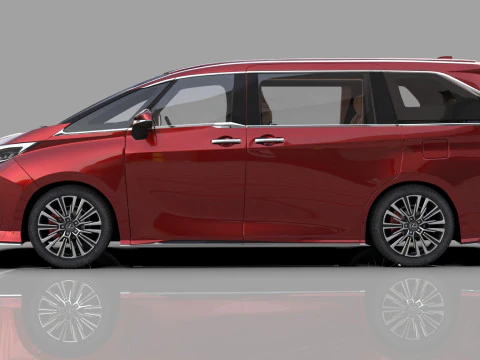 Lexus LM 2023 Modellista bodykit 3D Model