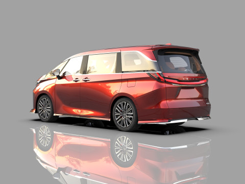 Lexus LM 2023 Modellista bodykit Modèle 3D