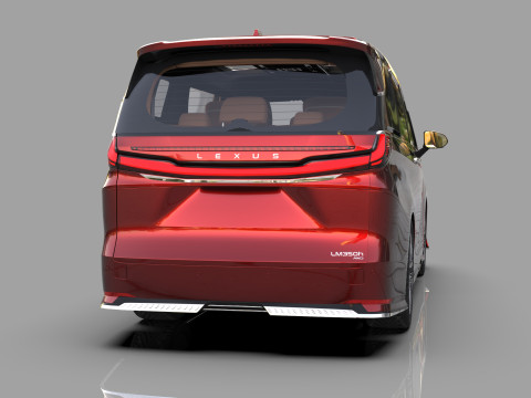Lexus LM 2023 Modellista bodykit Modèle 3D
