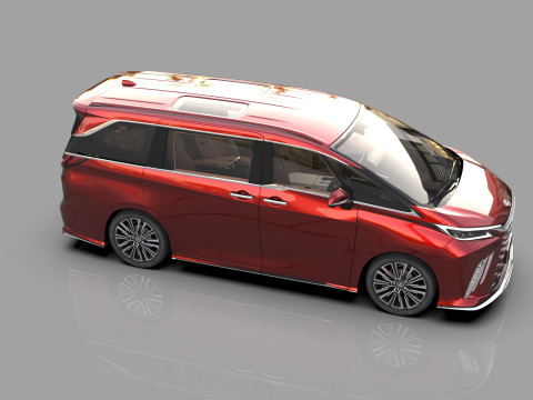 Lexus LM 2023 Modellista bodykit Modèle 3D