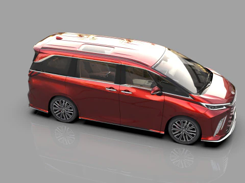 Lexus LM 2023 Modellista bodykit 3D Model