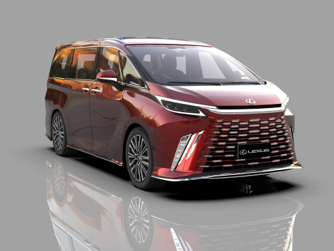 Lexus LM 2023 Modellista bodykit Modèle 3D