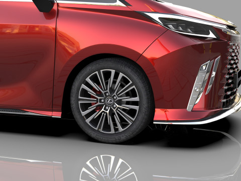 Lexus LM 2023 Modellista bodykit Modèle 3D