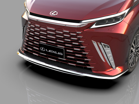 Lexus LM 2023 Modellista bodykit Modèle 3D