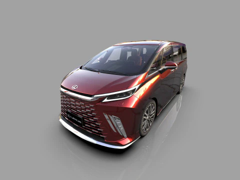 Lexus LM 2023 Modellista bodykit 3D Model