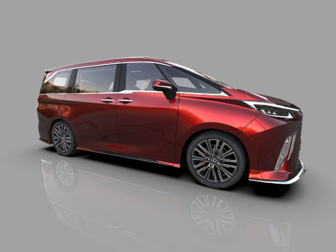 Lexus LM 2023 Modellista bodykit Modèle 3D