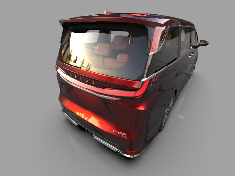 Lexus LM 2023 Modellista bodykit Modèle 3D