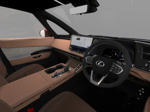 Lexus LM 2023 Modellista bodykit 3D Model