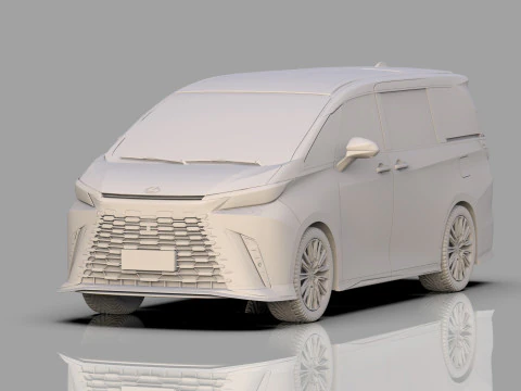 Lexus LM 2023 Modellista bodykit 3D Model