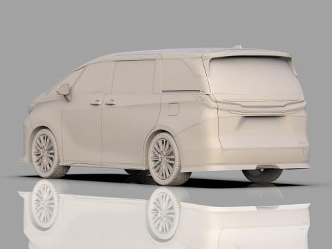 Lexus LM 2023 Modellista bodykit Modèle 3D