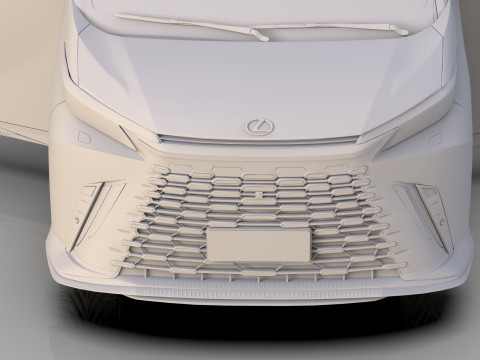Lexus LM 2023 Modellista bodykit Modèle 3D