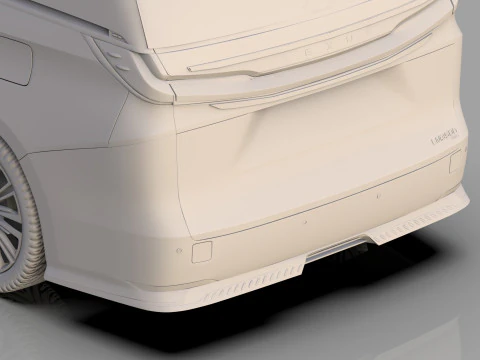 Lexus LM 2023 Modellista bodykit 3D Model