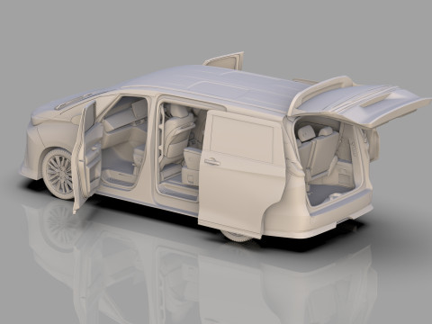 Lexus LM 2023 Modellista bodykit Modèle 3D