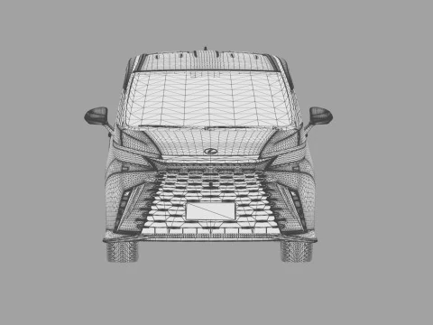 Lexus LM 2023 Modellista bodykit 3D Model