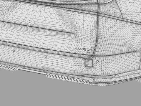 Lexus LM 2023 Modellista bodykit Modèle 3D