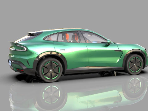 Interior do QG do Xiaomi YU7 2025 Modelo 3D