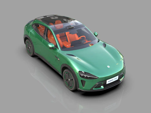 Interior do QG do Xiaomi YU7 2025 Modelo 3D