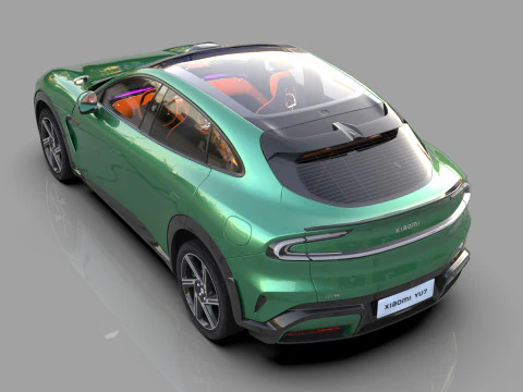 Interior do QG do Xiaomi YU7 2025 Modelo 3D