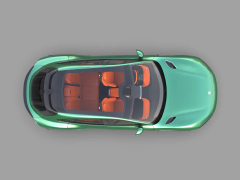 Interior do QG do Xiaomi YU7 2025 Modelo 3D