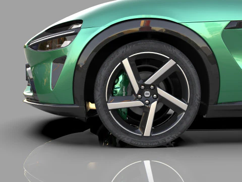 Interior do QG do Xiaomi YU7 2025 Modelo 3D