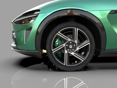 Interior do QG do Xiaomi YU7 2025 Modelo 3D