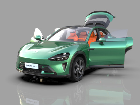 Xiaomi YU7 2025 HQ interior Model 3D