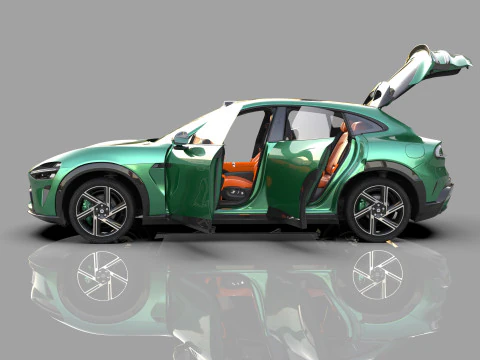 Interior do QG do Xiaomi YU7 2025 Modelo 3D