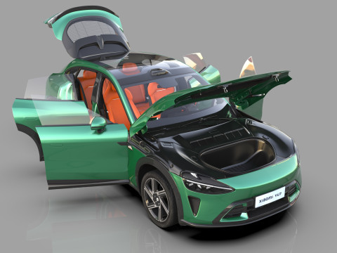 Xiaomi YU7 2025 HQ interior Model 3D