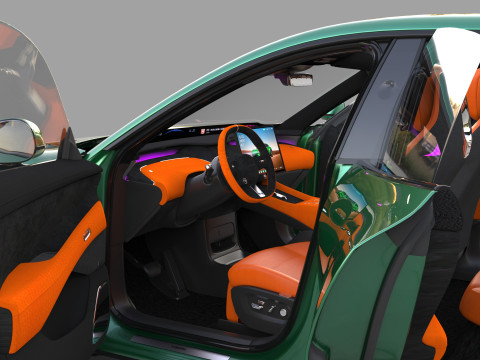 Xiaomi YU7 2025 HQ interior Model 3D