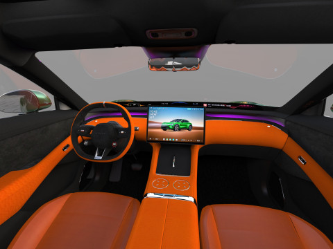 Xiaomi YU7 2025 HQ interior Model 3D