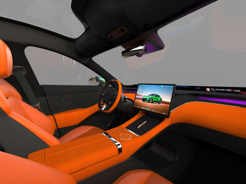 Xiaomi YU7 2025 HQ interior Model 3D