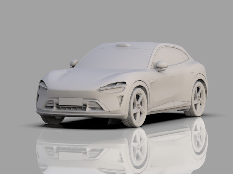 Xiaomi YU7 2025 HQ interior Model 3D