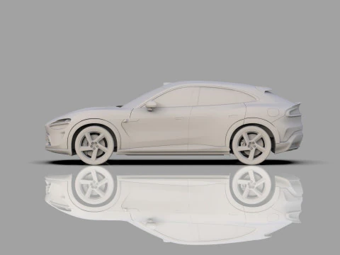 Interior do QG do Xiaomi YU7 2025 Modelo 3D