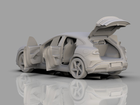 Xiaomi YU7 2025 HQ interior Model 3D