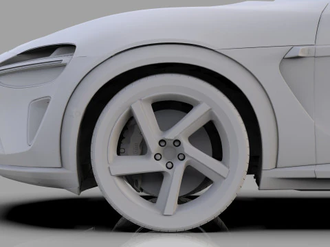 Interior do QG do Xiaomi YU7 2025 Modelo 3D