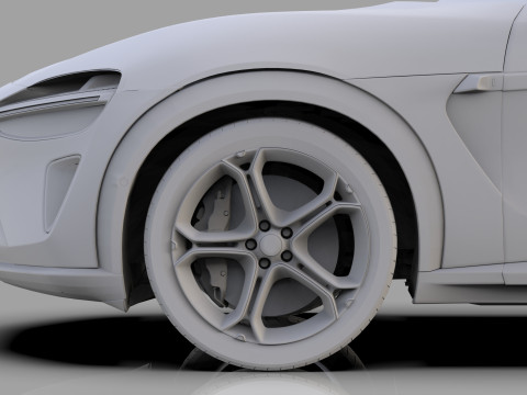 Xiaomi YU7 2025 HQ interior Model 3D