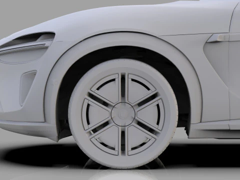 Interior do QG do Xiaomi YU7 2025 Modelo 3D