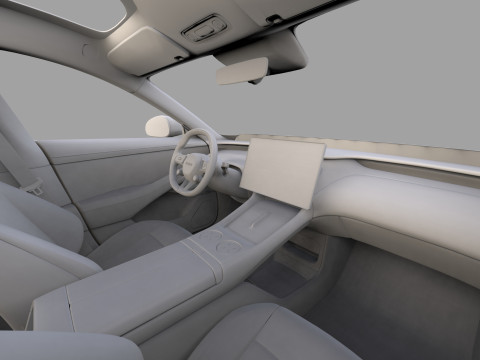 Xiaomi YU7 2025 HQ interior Model 3D