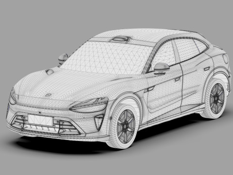 Xiaomi YU7 2025 HQ interior Model 3D