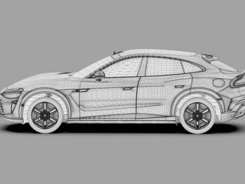 Interior do QG do Xiaomi YU7 2025 Modelo 3D