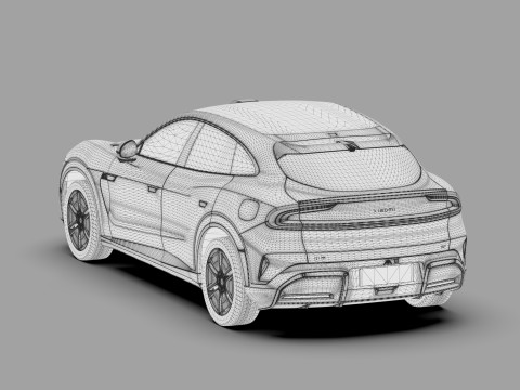 Xiaomi YU7 2025 HQ interior Model 3D