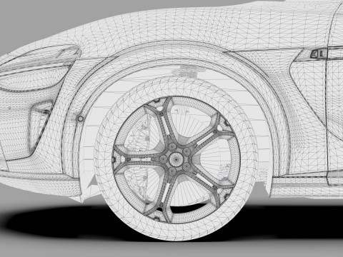 Xiaomi YU7 2025 HQ interior Model 3D