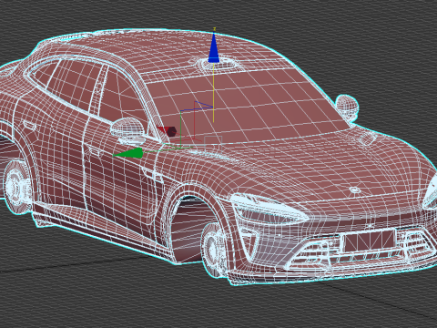 Xiaomi YU7 2025 HQ interior Model 3D