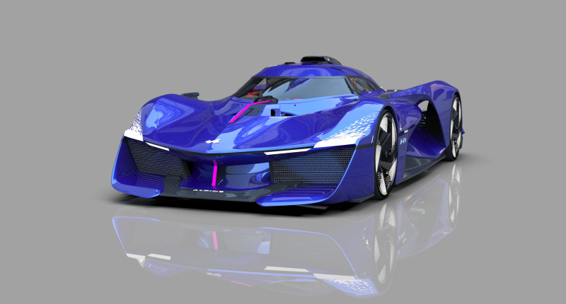 Alpine Alpenglow HY4 Concept 2022 HQ interior 3D Model .c4d .max .obj .3ds .fbx .stl .blend 
