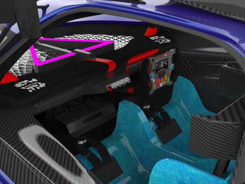 Alpine Alpenglow HY4 Concept 2022 HQ interior 3D Model