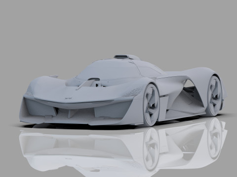 Alpine Alpenglow HY4 Concept 2022 HQ interior 3D Model